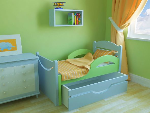 Какие бывают детские кровати с бортиками и как они устроены?