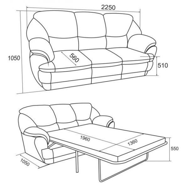 Американский раскладной диван-кровать. Что это такое и как это организовано?