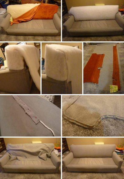 Как отреставрировать диван своими руками
