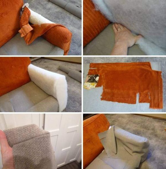 Как отреставрировать диван своими руками