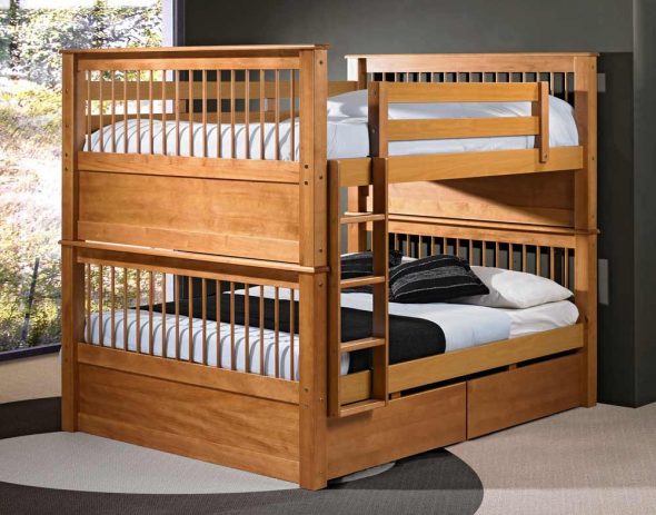 Как выбрать материал, на что обратить внимание при выборе кровати-чердака для взрослых?