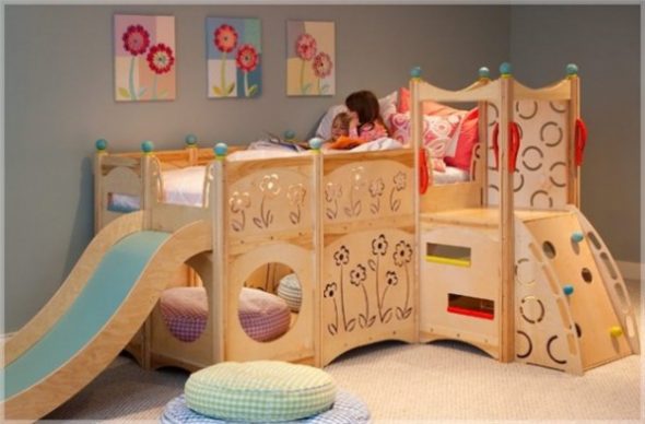 Какой должна быть кровать-чердак для детей от 3 лет?