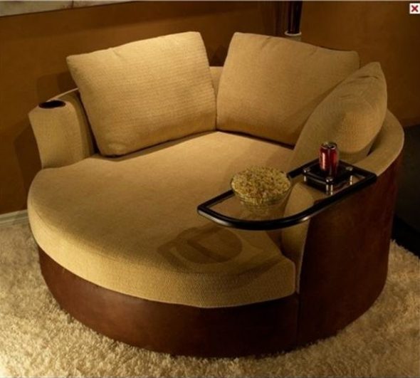Круглый диван-кровать. Преимущества и недостатки