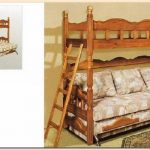 Выбираем двухъярусную кровать с диваном: виды, применение